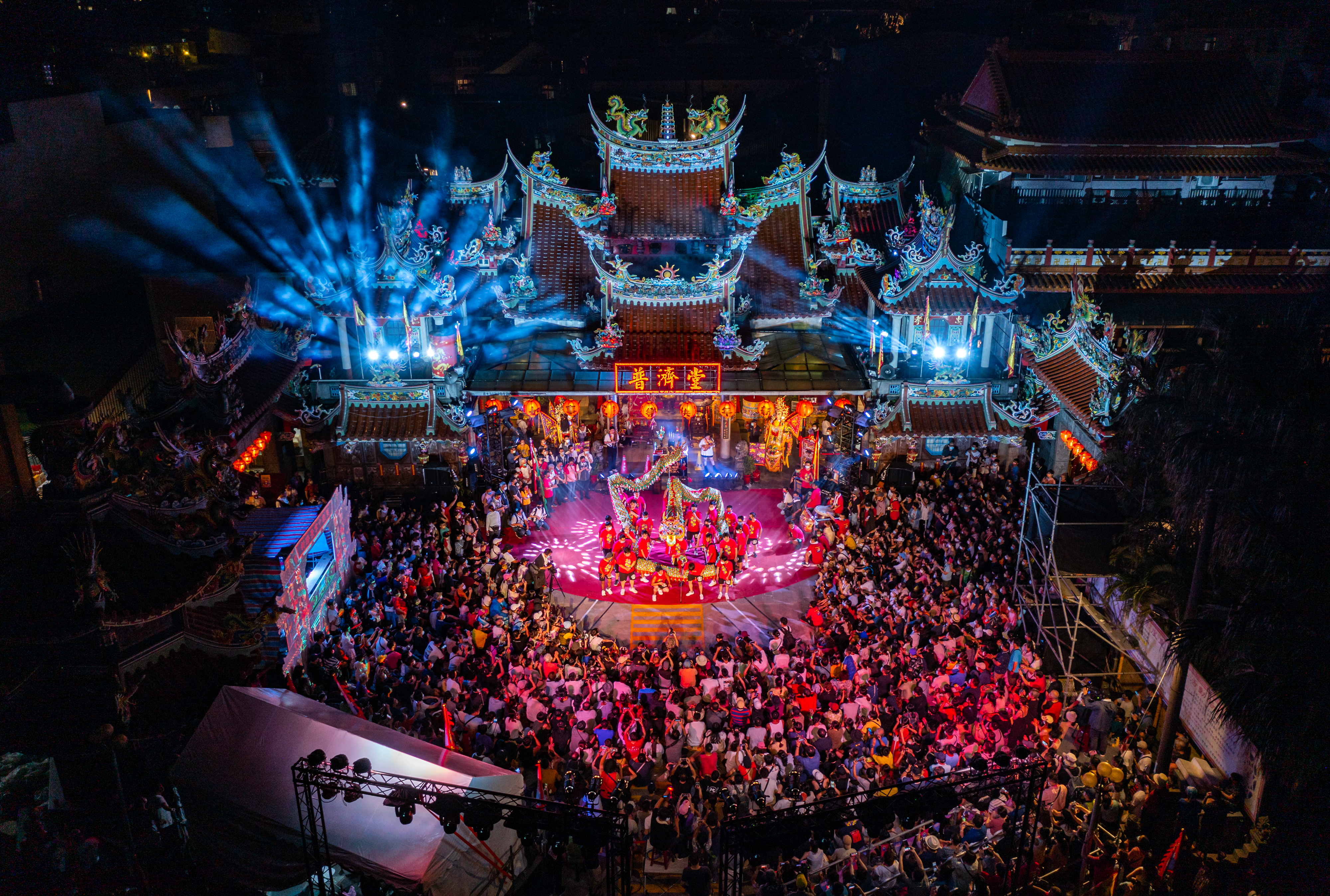 2022 大溪大禧 之 敦正氣_神嬉舞夜「正氣Pa！」_龍獅歡慶開場