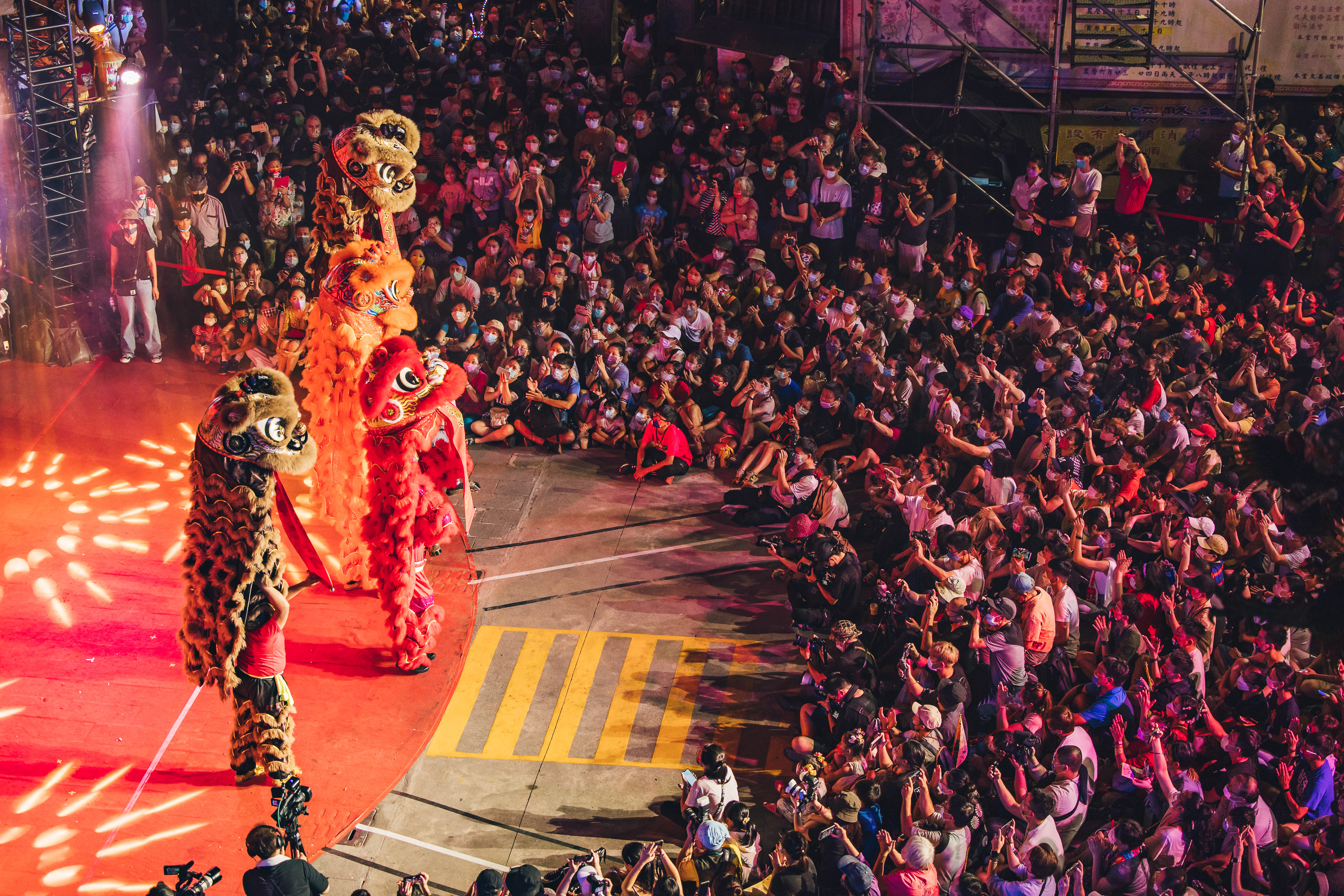 2022 大溪大禧 之 敦正氣_神嬉舞夜「正氣Pa！」_龍獅歡慶開場
