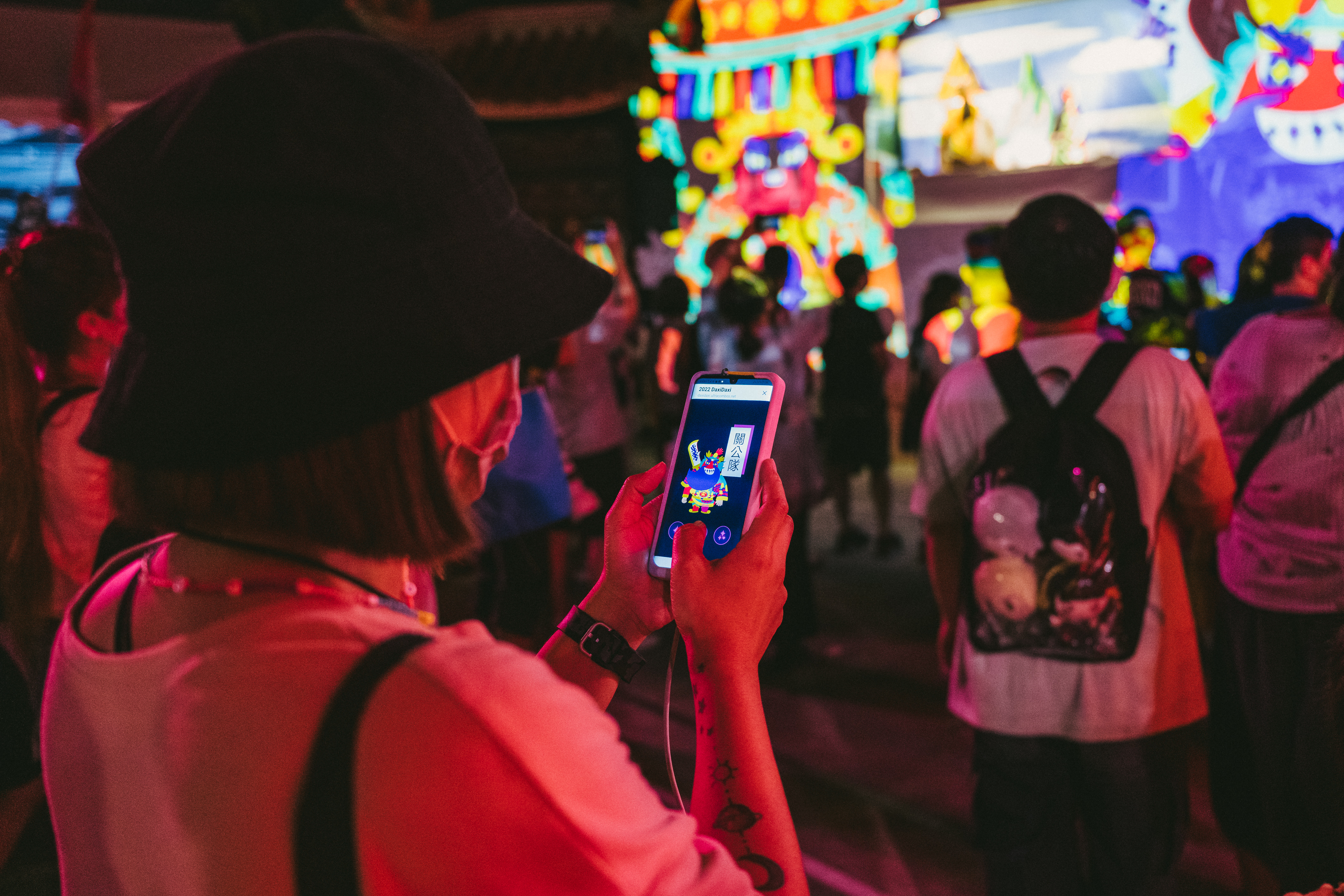 2022 大溪大禧 之 敦正氣_神嬉舞夜「正氣Pa！」_民眾使用大溪 in LINE 遊戲